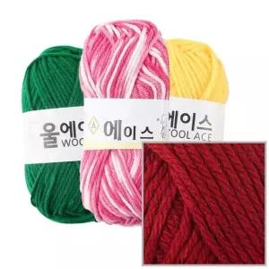 고품질 NO.494 뜨개실 털실 4개입 에이스 뜨개질 (WFJQMCI)