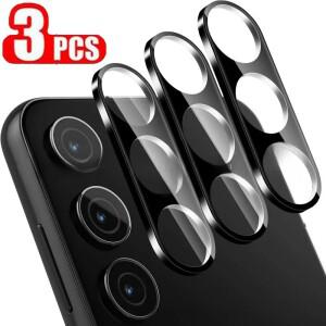 [호환품]삼성 호환 갤럭시 호환 A17 A56 A36 A16 A55 A35 A15 A54 A34 A14용 3D 풀커버 렌즈 보호필름 3개