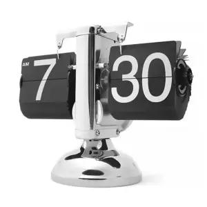 메탈스탠드시계 TV소품 드라마소품 메탈플립시계 블랙스탠드시계 (WFJ733P)