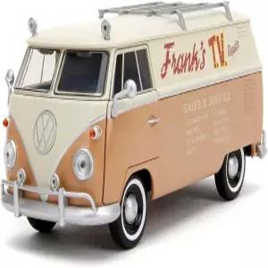 자다 트랜스포머 비스트의 부상 1 24 폭스바겐 버스 휠잭 로봇 온 섀시 다이캐스트 자동차 및 장난감 출시