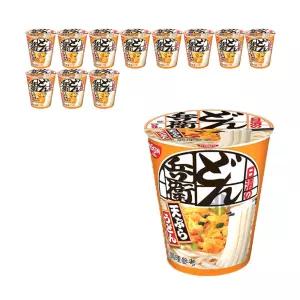 닛신 돈베이 템푸라 우동 83g x 12개 일본 편의점 컵라면 일본 튀김우동