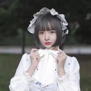 단발여신 일자 앞머리 가발 네츄럴 고정스트랩 WB1B3F0