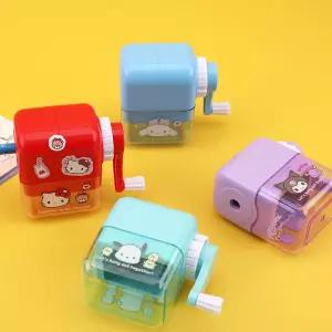 산리오 미니연필깎이 1P 캐릭터 쿠로미 시나모롤 포차코 헬로키티 수동 신학기 미술실기 휴대용