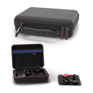 [미국배송] 디지차지 액션 카메라 휴대용 케이스 U2013 고프로 라이트 히어로 13 12 맥스 2 DJI 오스모 5/4 및 기타 U2013 EVA 하드 쉘 여행 가방에 메쉬 포켓 폼 컷아웃 작업 매트 7 6 2.5 인치