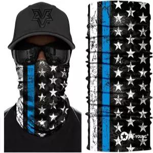 스컬 페이스 마스크 반다나 넥 게이터 헤드웨어 매직 스카프 먼지 태양풍용 헤드밴드