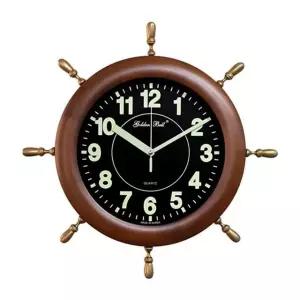 고품질 GB4413 야광 무소음 주석 원목 벽시계 월넛 (WFKEPY0)