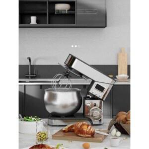 휘핑기 우유 거품기 제빵 기본형 거품 기계 라떼 3.5L 타이머 실버 브레드가든 업소용