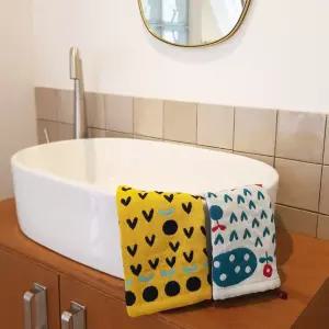 부엌다옴 북유럽풍 주방 핸드타올 면행주 랜덤 10매