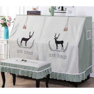 피아노 커버 먼지 보호 레이스 두꺼운 그랜드피아노 그랜드피아노커버 전시장 교회 관리