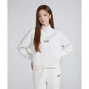 [디스커버리]여성 크롭 반집업 맨투맨 (IVORY)DWTR43044-IVS 605067