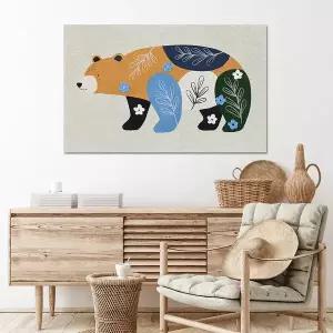 [트리빌리지]아이방 인테리어 텍스처 원화 플로럴 동물 그림액자