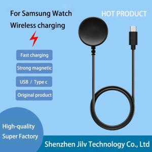 삼성 호환 갤럭시 호환 워치 7  6 5 프로 5/4/3 액티브 2/1 기어 스포츠/S3용 무선 충전기 휴대용 도크 스