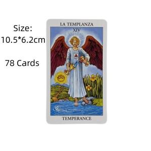 스페인 라이더 타로 카드 78 데크 오라클 영어 비전 점술 에디션 Borad 게임