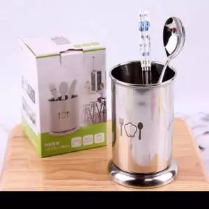 스테인리스 수저 받침 식기 정리함