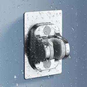 ( )샤워기거치대 걸이 무타공 욕실 샤워봉거치대 실버