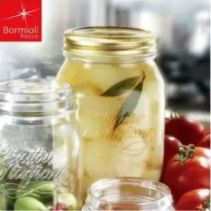 보르미올리 콰드로 밀폐용기 1000ml유리병 커피보관 향신료통 투명밀폐 모던밀폐 카페밀폐 원두 밀폐