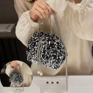 손가방 복주머니 크로스백 클러치 도트백 G126338_스팽글