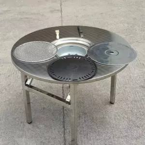 접이식 불판 테이블 테라스 가정용 숯불 불판테이블