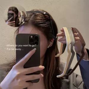 2p세트 코디 얼굴축소 헤어밴드 자국없는 사각 직각