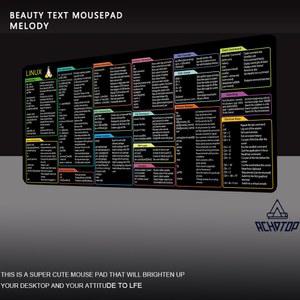 장패드 리눅스 마우스 패드 키보드 엑셀 데스크 매트 파이썬 사무실 책상 카펫 XXL 꾸미기