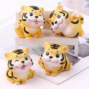 귀여운 호랑이 띠 행운 장식 소품 모형 선물용