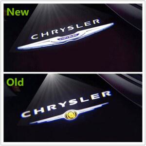 엠비언트 라이트 자동차 차량용 실내등 크라이슬러 200 300 300C SEBRING LANCIA THEMA LED 도어 인테리어 웰컴등 프로젝터 스팟 램프 전구 부품 2PCS