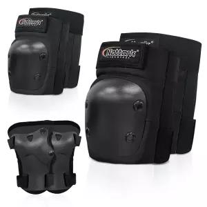 마미골 소년 무릎 패드 팔꿈치 손목 보호대 세트 3-9세 용 6 in 1 - 롤러 스케이트 자전거 사이클링