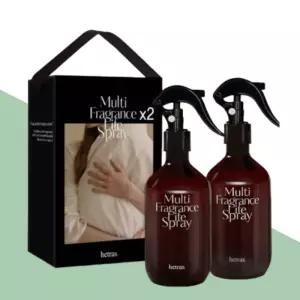 헤트라스 멀티 스프레이 대용량 300ml 2개 선물세트 섬유향수 룸스프레이 제주사려니숲길향