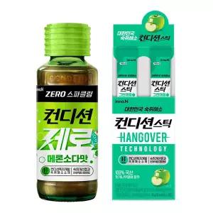 컨디션 제로 스파클링 메론소다맛 100ml x 10병 + 컨디션스틱 그린애플 10개