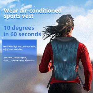 반도체 냉각 언더 셔츠 얼음 에어컨 신 야외 건설 현장 고온 조끼