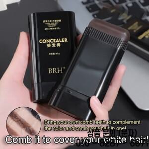 BRH 헤어 살롱 스틱 흰 머리카락 덮음 유물 비 페이딩 일회용 염색 보충