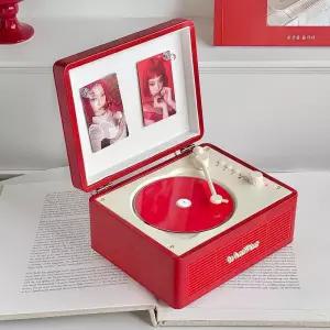 왓플러스 WhatPlus C300 스피커 앨범 선물 블루투스 올인원 가정용 오디오 플레