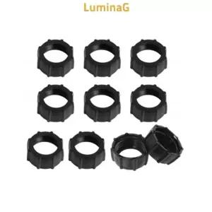 플라스틱 너트 브라켓 1.7cm 볼 헤드 거치대 고정 부품 10개입