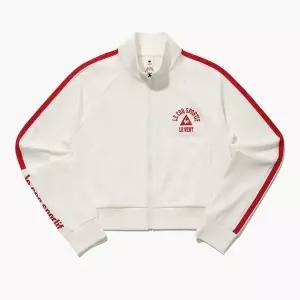 [르꼬끄](강남점)[이월][30% OFF] 우먼스 선데이 파이핑 트랙탑 WHT / QQ122LFT22