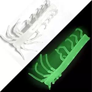 새우다리 야광다리 축광 실리콘(10개입) 리얼새우 삼봉에기 에기튜닝 