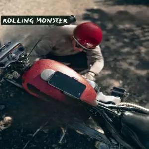 자석핸드폰거치대 항공발송 홀더 폰 바이크 360도 오토바이 검은색 은 금