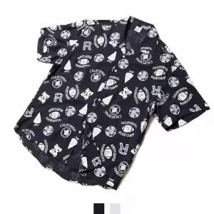 오버핏셔츠 프린팅 여름남방 남자여름셔츠 오버핏