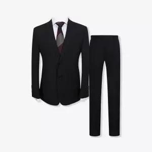 [지이크] 울 블렌디드 클래식핏 정장 세트 블랙 (PIJAD2066_PIPAD2266)