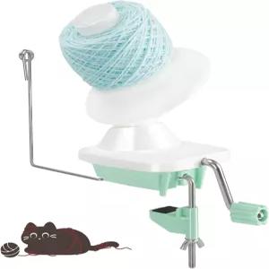 알헤카 원사 와인더 - 뜨개질 애호가를 위한 도우미 4oz용 볼 스피너