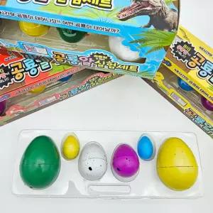 어린이 실험 공룡알 키우기 장난감 세트 8개입 1박스유치원답례품 집답례품 키대형 미니키 쥬라기키 1개 키