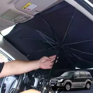 렉스턴 햇빛가리개 차량용 우산형 앞유리커버커튼 커텐 겨울