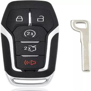포드 퓨전 머스탱 익스플로러 링컨 MKZ MKC 2013-2017 키리스 엔트리 원격 스마트 키포브 쉘 케이스 버튼