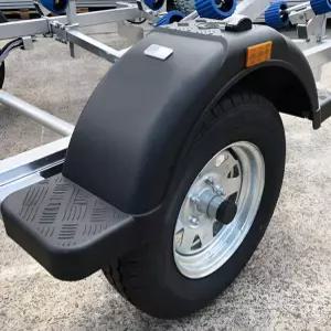 보트 트레일러 휠 커버 캡 케이스 타이어 페달 돌리 카트 키트 앞딩기 운반 바퀴