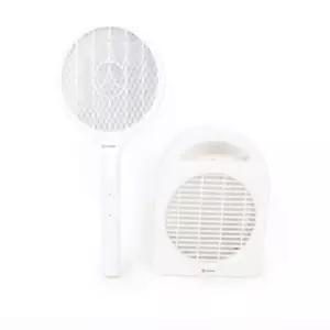 해충킬러 투인원 전기모기채 야외포충기 충전식모기채 곤충킬러