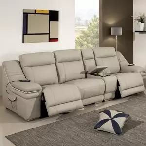 아도라퍼니처 프리미엄815 진동안마 리클라이너 3인 사이즈 우퍼스피커 컵홀더포함