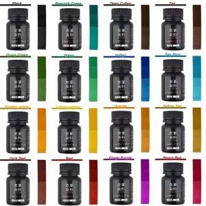 가죽염색약 페인트 복원제 30ml병 16색 가죽 염색제 수리 복원 차량용 시트 가방 신발 운동화 스킨케어 공