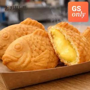 [키친노트] 12cm 길거리 붕어빵 1050g (슈크림) x2팩