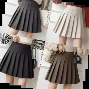 플레어스커트 A라인 모직 테니스스커트 속바지부착 주름치마 플레어