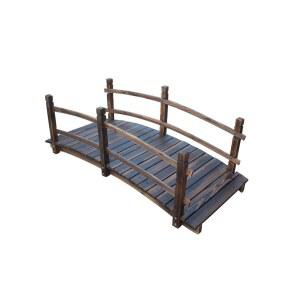 데코 나무다리 정원 펜션 53cm 연못 원목 조립식 공원 경계 개울 냇가 미니 구름