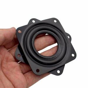 호환 소형 전시 턴테이블용 베어링 회전 플레이트, 기계식 프로젝트 장비 장착에 이상적, 3 인치